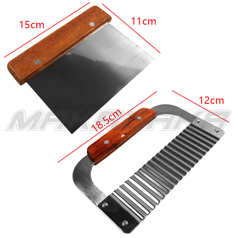 9PCS Silicone Loaf Soap Mold Kit with Wooden Cut Mould Soap Cutter Soap