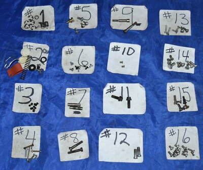 HARDWARE SCREWS CLIPS SPRINGS FOR POSSIBLE KENMORE SEWING MACHINES USED ORIGINAL