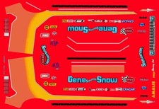 Gene Snow Plymouth FC Drag NHRA 1/32nd Scale Slot Car Decals
