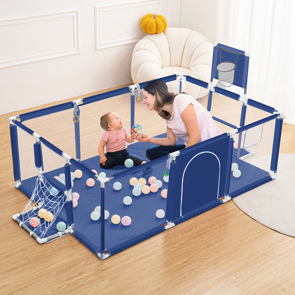 Large Baby Playpen Safety Toy Gate Kids Toddler Fence Play Activity