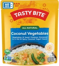 Tasty Bite Hot & Spicy Indian Coconut Vegetables - Gluten Free, Vegetarian 10 oz