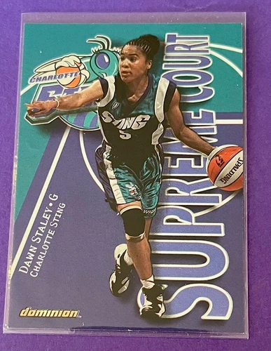 2000 WNBA Fleer Skybox Dawn Staley Supreme Court SSP Insert So. Carolina Coach