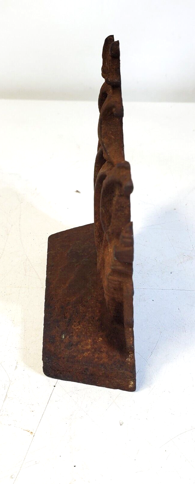 Antique Cast Iron Door Stop Pirate Ship Spanish Galleon Sail Boat or