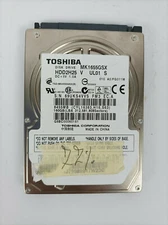 Toshiba 160gb MK1655GSX G002439-0A Hard Disk Drive HDD 2,5 SATA 77