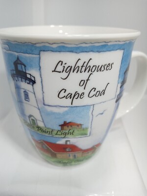 CAPE COD LIGHTHOUSE MUG. LIGHTHOUSE OF CAPE COD MUG. LIGHTHOUSE MUG. B345
