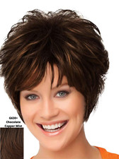 Eva Gabor Gala Short Cut Layerd Heat Friendly Wig Natural Brown G630+ HAIRUWEAR