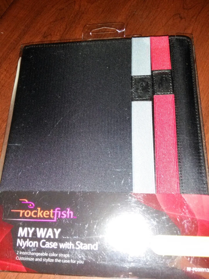 NUEVA Funda de Nylon Rocketfish My Way con Soporte para iPad 2ª 3ª 4ª Generación - Negra  Foto 2 de 3