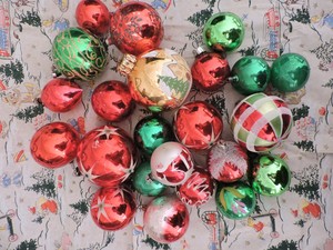 Détails Sur Ancienne Decoration De Noel Pour Sapin Vintage Boule De Noel Annee 50 60