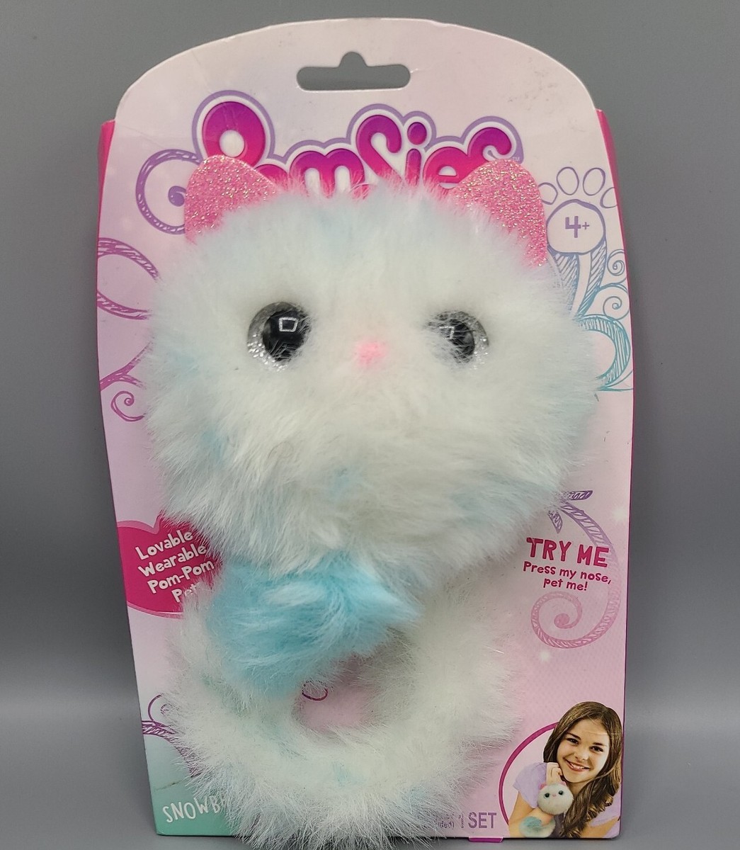 Pomsies Pet Snowball- Plush Interactive Toy NIP