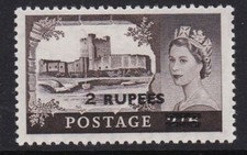 Album Treasures Oman Scott # 63  2r on 2sh6p Elizabeth  Mint LH