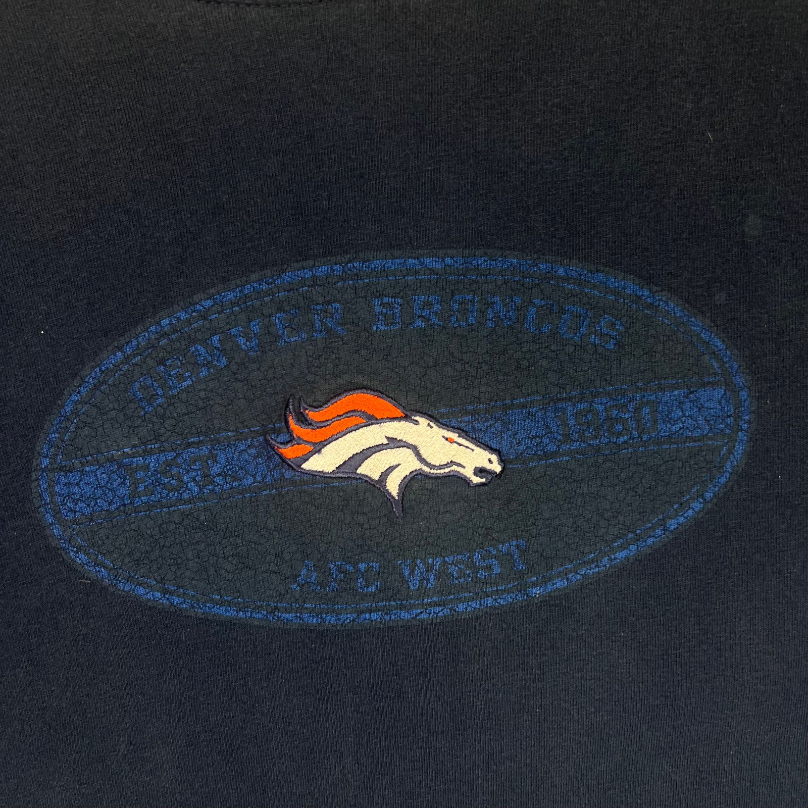 NFL Denver Broncos Logo T-Shirt XX-Large Navy image 3