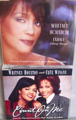 Whitney Houston- Exhale/ Count on me- 2 MCDs aus ''Waiting to Exhale''