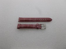 Genuine Michele 16mm Mauve Alligator Watch Band Strap Pre-Owned