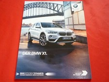 BMW X1 F48 sDrive xDrive 18i 20i 25i 18d 20d 25d depliant brochure depliant 2017