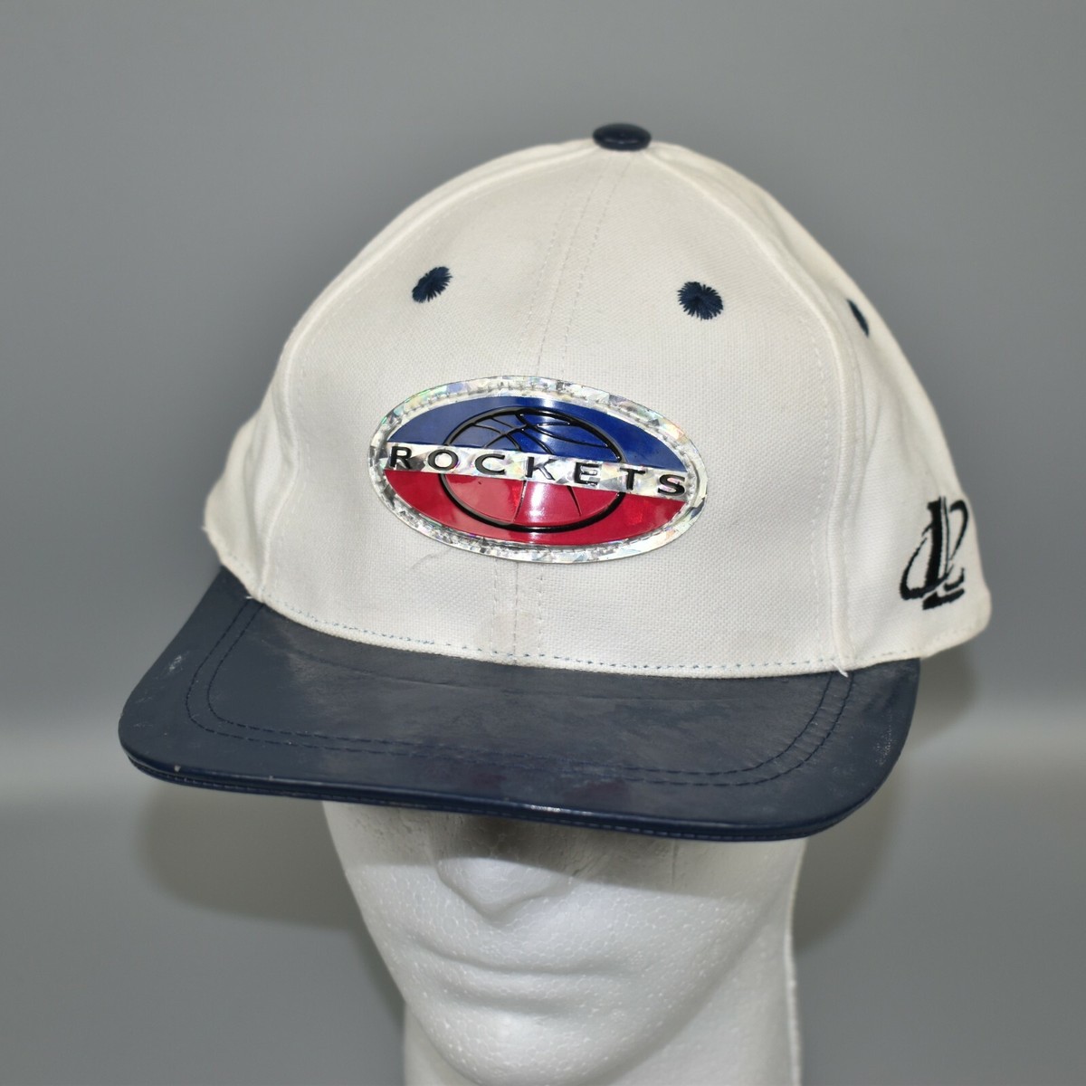 Houston Rockets NBA Vintage 90's Logo Athletic Adjustable Snapback Cap Hat