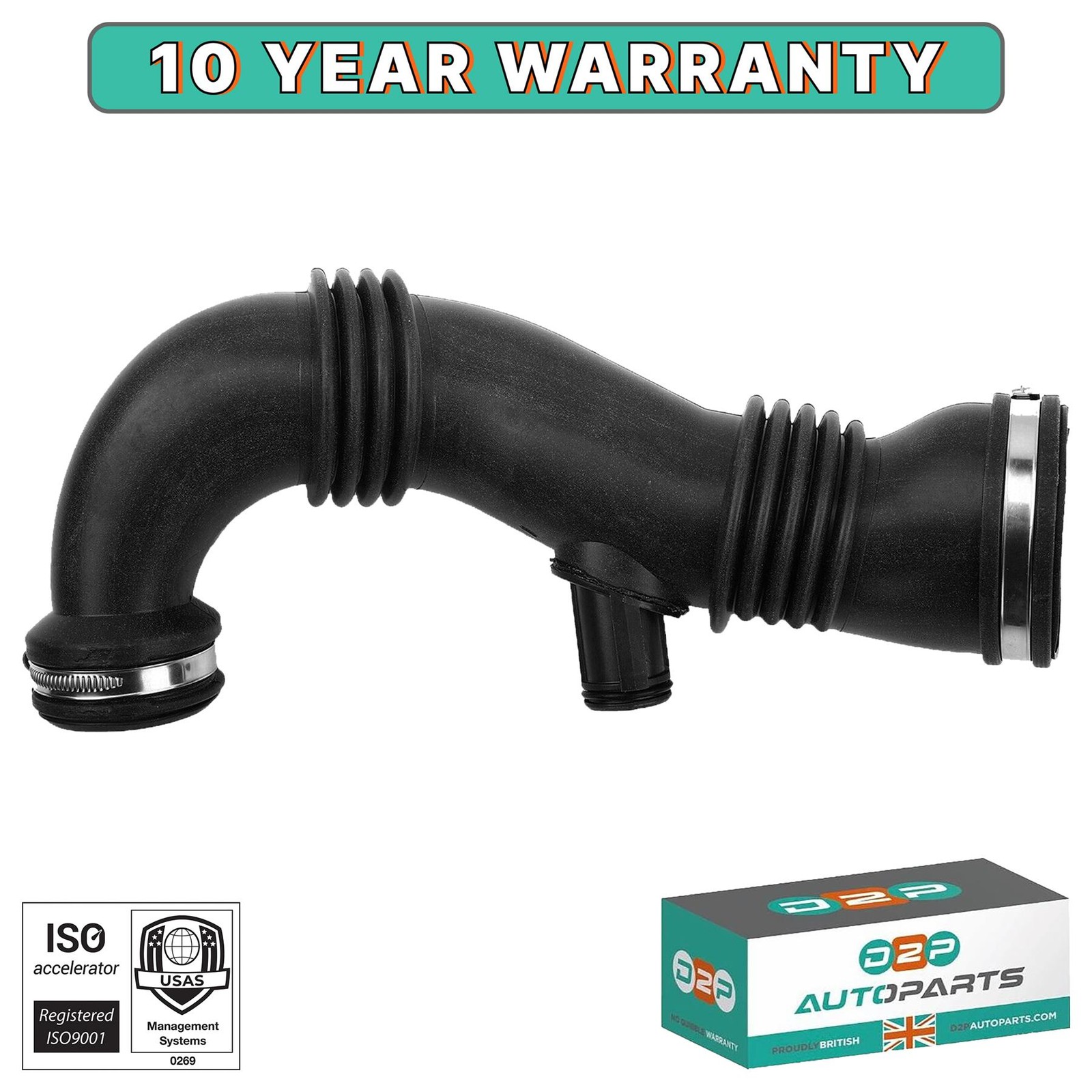 AIR FILTER TURBO INTERCOOLER PIPE FOR PEUGEOT 207 307 407 308 508 EXPERT 1.6 HDI