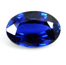 Oval Cut Natural Kashmiri Blue Sapphire 10 Ct AAA+ GGI Certified Loose Gemstone