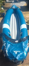 Seyvlor Riviera Inflatable Kayak With 2 Paddles And 2 Medium Adult Buoyancy Aids