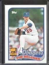 1989 Topps - Tim Belcher #456 - Los Angeles Dodgers