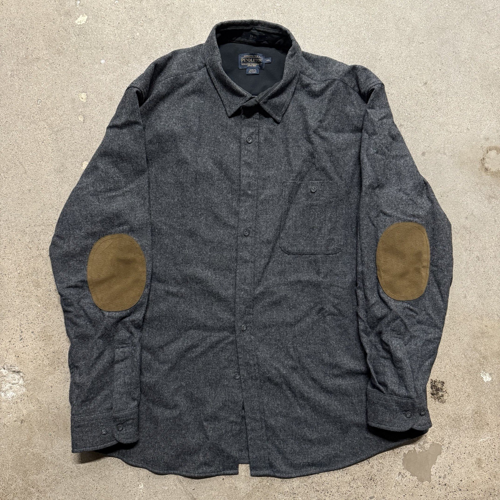 Pendleton Vintage Authentic Button Down Shirt Gre… - image 1