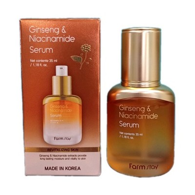 Farm Stay Ginseng & Niacinamide Serum Extract Moisture Vitality Korean Skincare