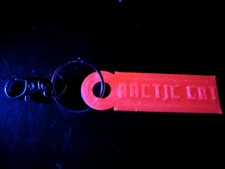 Arctic Cat Red Glow In The Dark Keychain