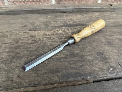 Vintage 5/8'' Marples abgeschrägte Kante fester Holz Meißel Schreiner altes Werkzeug