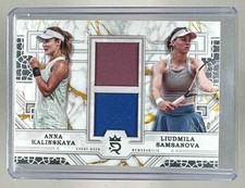 2024 Topps Royalty Tennis Prodigious Dual Relic /50 ANNA KALINSKAYA SAMSANOVA RC