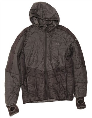 Puma Herren wattierte Jacke mit Kapuze UK 38 mittelgrau Colourblock Sport BO01