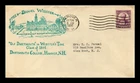 US COVER DANIEL WEBSTER DARTMOUTH COLLEGE FIRST DAY ISSUE SCOTT 725 TORN FLAP