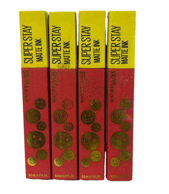 4X Maybelline Super Stay Matte Ink Liquid Lipstick 440 Pleasure Seeker