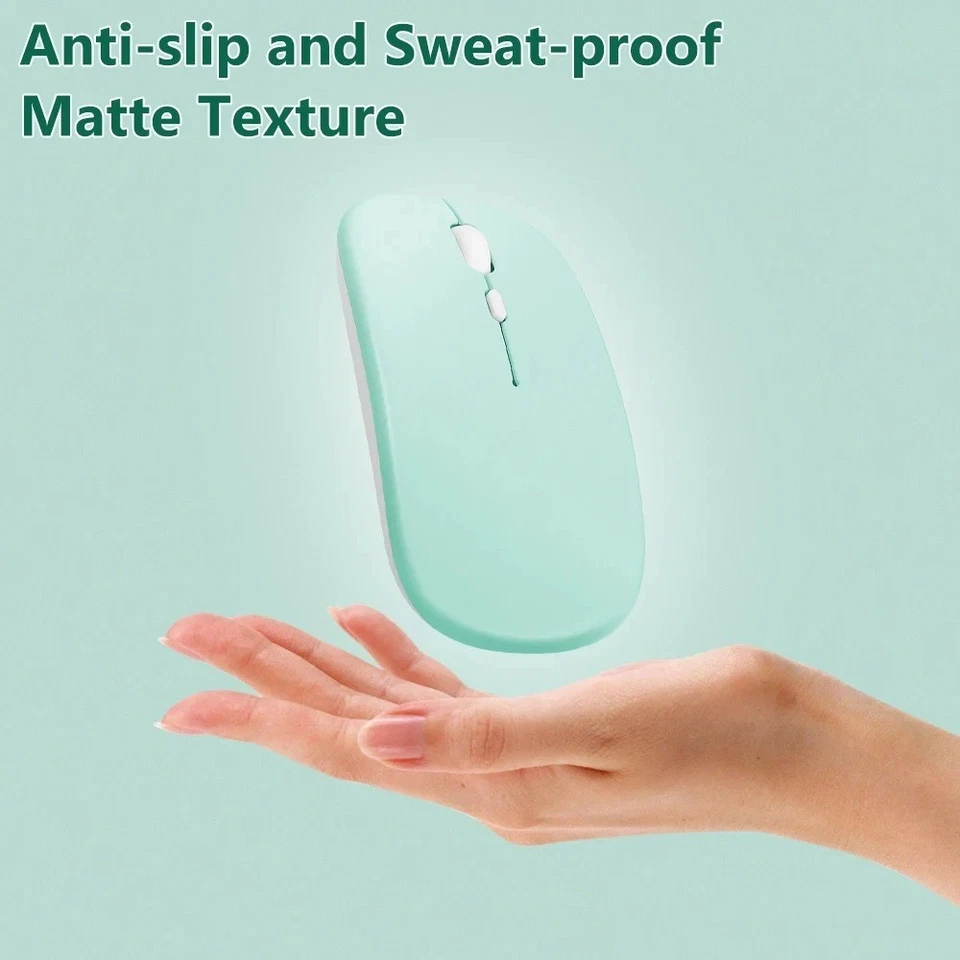 Rechargeable Bluetooth Wireless Mouse Dual Mode 5.2 Silent Ergonomic GamingMouse - Image 3 of 4