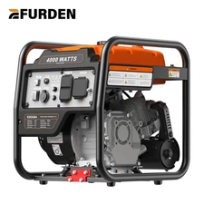 4000Watt Portable Power Generator 4 Stroke 208 cc Engine Heavy Duty Gas Powered