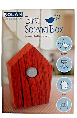 Vogel Bird Sound Box mit Bewegungsmelder Vogelgezwitscher  Neu und OVP
