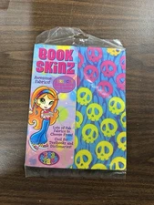 Rare Vintage Lisa Frank Book Skinz - Skulls - Stretchy Book Cover H13