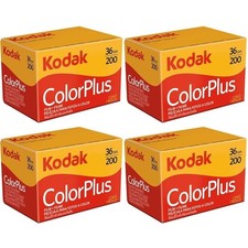 Kodak Colorplus 200 ASA 36 Exp. 4 Rolls Film - Vibrant, Sharp Photos 
