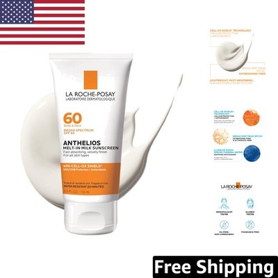 Luxury Anthelios Melt-In Milk Sunscreen SPF 60 - Velvety, Anti-Aging Formula