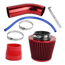 Universal 76mm 3" Cold Air Intake Pipe Kit - High Flow Aluminum Turbo