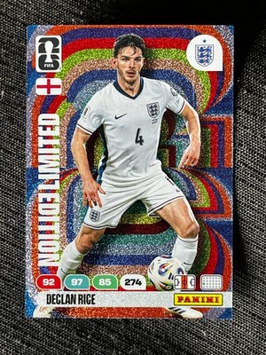 PANINI ADRENALYN XL KARTE WORLD CUP USA 2026 LIMITED EDITION DECLAN RICE ENGLAND
