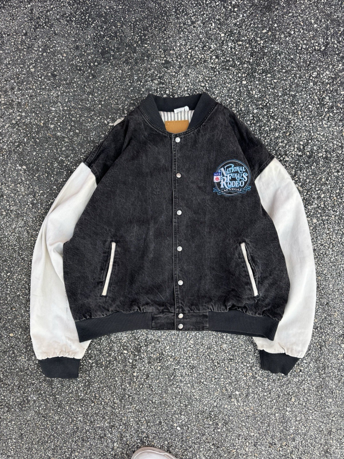 Black Varsity Jacket (L) - image 2