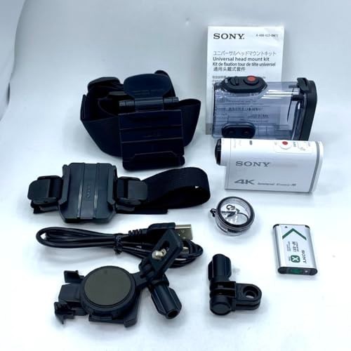 Sony FDR-X1000V White 4K Action Cam Digital 4K Camcorder w/B