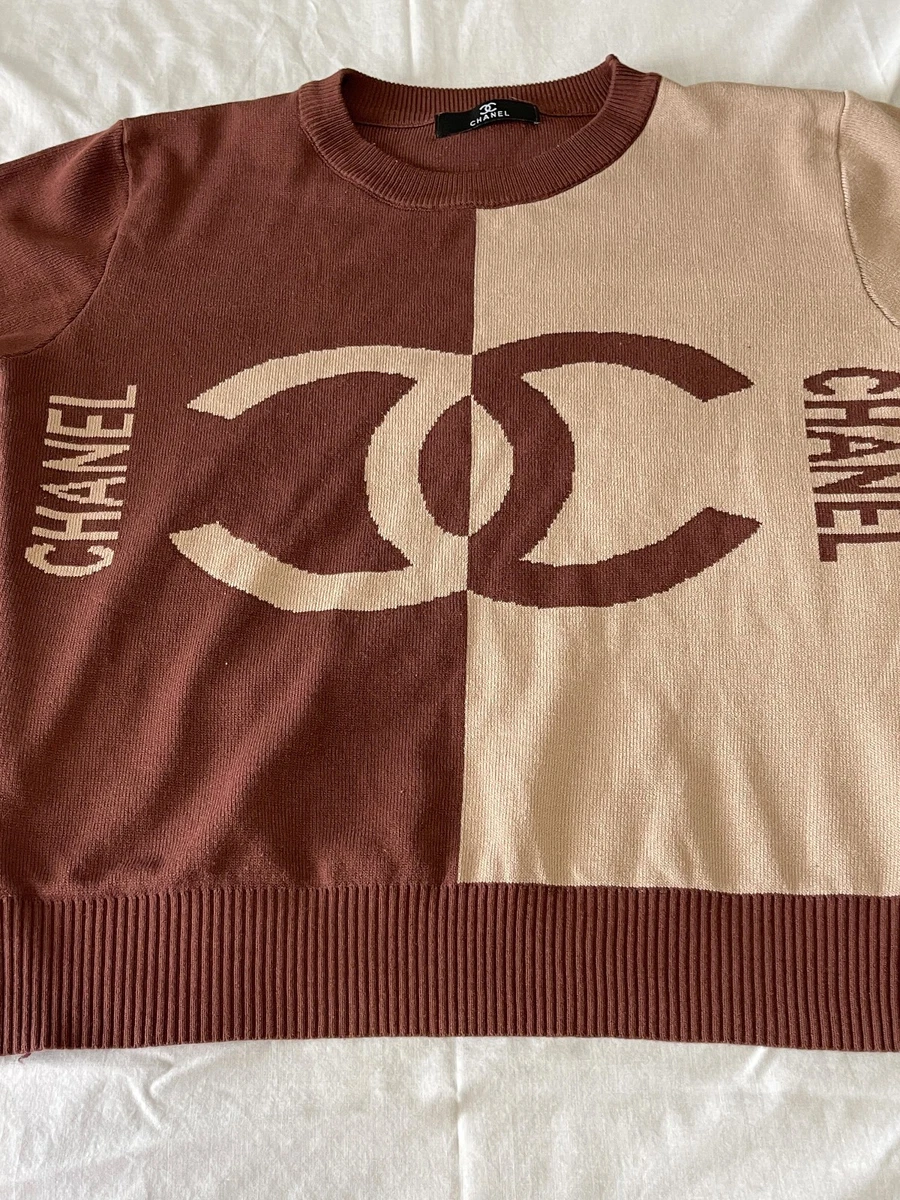 CHANELＴシャツ CHANEL Short Sleeve Regular Size Sweaters for Women for sale | eBay