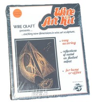 Vintage Wire World Enterprises Wire Craft Art Kit Spinnaker 061 10"x8" New Seal