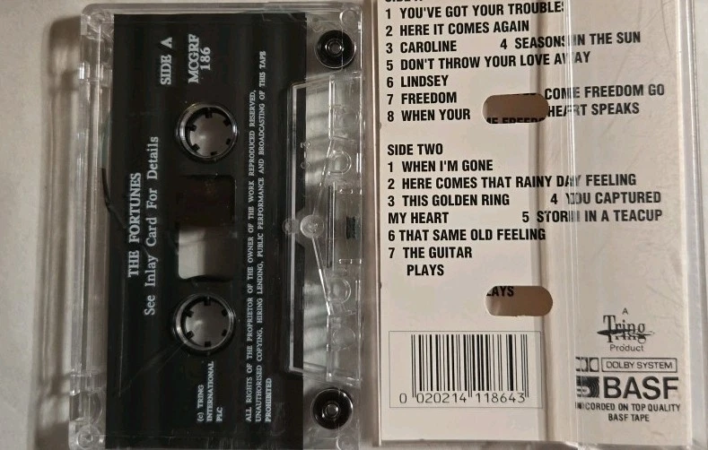 The Fortunes Greatest Hits Cassette Tape Album Great Condition - Image 3 of 3