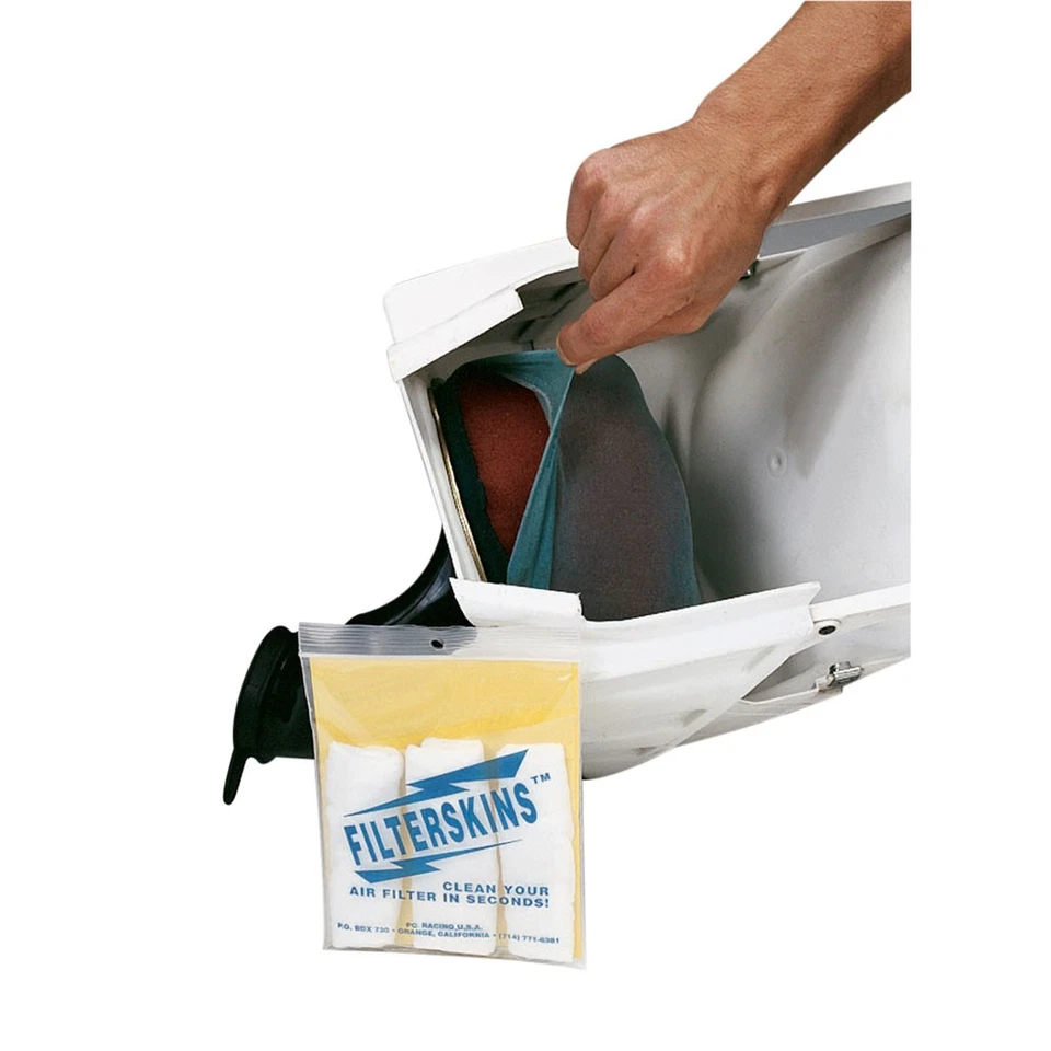 Pieles de filtro PC Racing X-Large, paquete de 3 para KTM 350 XC-F edición de fábrica 2022 Foto 2 de 4