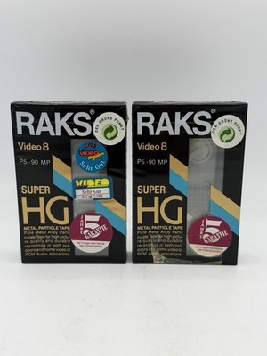 2 x RAKS SUPER HG 90 P5 90 MP Cassette Tapes 1988 NEU & OVP ++ SEALED ++ RARITÄT