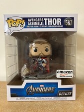 Figura Vinilo Funko Pop Exclusiva de 6 Pulgadas Avengers Assemble Thor 587 Deluxe Nueva