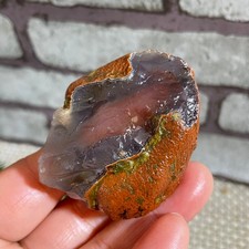 65g Raw Carnelian Stone Rough Red Agate Gemstone Mineral Specimen