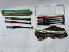 Lot Of 8 VTG Glass Cutters Fletcher 4 , Red Devil 2 , Hoyne 1 , Diamantor 1