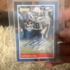 Panini Donruss 2017 Melvin Gordon III Chargers Auto #22 Football Card